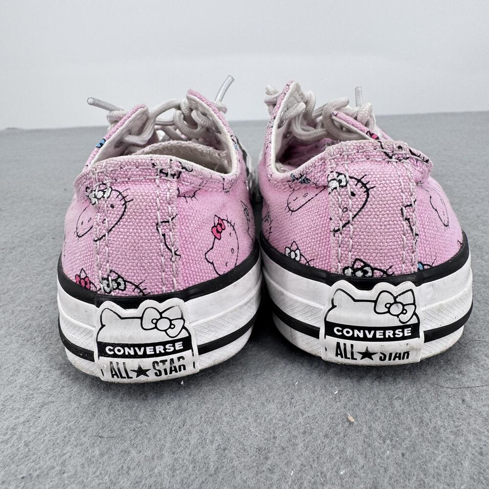 Converse Hello Kitty Chuck Taylor All Star Low Pink Canvas Kids 12 - Picture 5 of 8